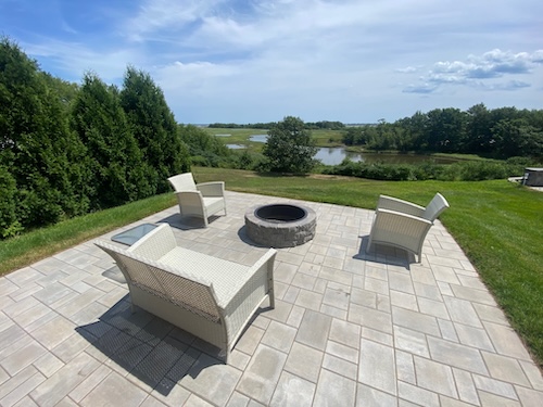 Cottage 10 Private patio - Ocean View Cottages & Campground Wells ME